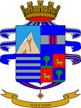Герб 3-го альпийского полка с девизом