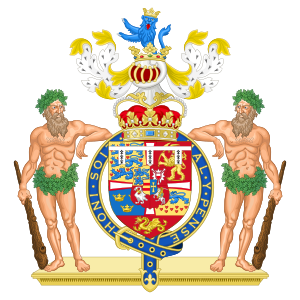 Coat of Arms of George of Denmark, Duke of Cumberland.svg