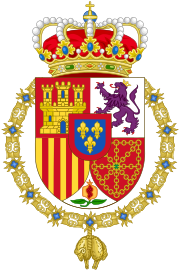 Coat of Arms of Spanish Monarch (corrections of heraldist requests).svg