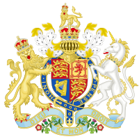 Королевский герб (не в Шотландии)