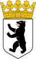 Берлинский медведь на гербе Берлина (Германия)