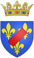 Coats of arms of the Dukes of Vendôme (legitimised princes of the blood).png