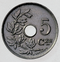 Coin BE 5c Albert I rev NL 45.png