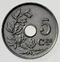 Coin BE 5c Leopold II rev NL 36.png