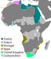 Африка в 1870 году