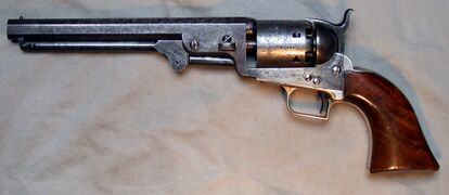 Ранний Colt Navy Mod 1851, Вторая Модель с квадратной спусковой скобой