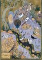 Иллюстрация к популярной суфийской поэме «Собрание птиц» Аттара.