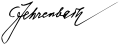 Constantin Fehrenbach signature.svg