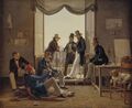 Constantin Hansen 1837 - Et selskab af danske kunstnere i Rom.jpg