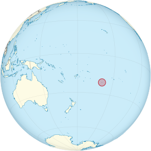 Острова Кука на карте мира