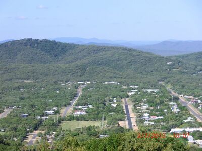 Вид на Куктаун с холма