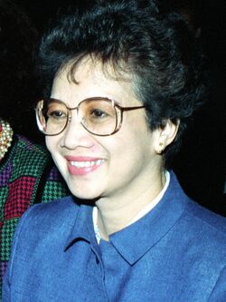 Корасон Акино, 1986 год