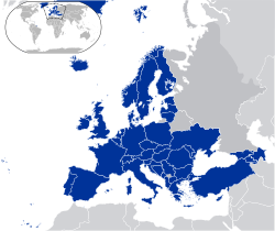 Страны — члены Совета Европы