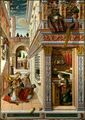 Благовещение со святым Эмидием. Карло Кривелли (1486)