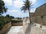 Crusader Walls and Moat in Caesarea.jpg