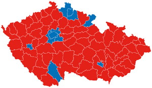Czech Presidential Results 2013 - Second Round - districts.PNG