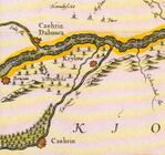 Чигирин на карте Джона Янссона, 1663