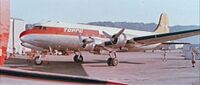 Douglas C-54G Skymaster компании Transocean Air Lines