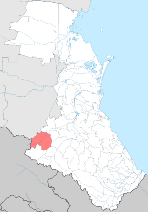 Цумадинский район на карте