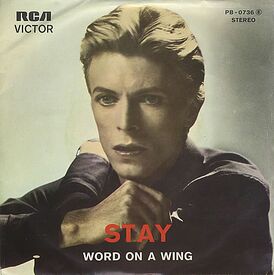 Обложка сингла Дэвида Боуи «Stay» (1976)