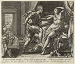 Смерть Лукреции. 1580. Гравюра Ф. Галле по рисунку Х. Гольциуса