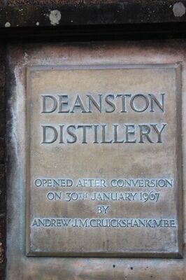 Deanston Distillery plaque.jpg