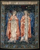 «Ангелы-служители». Шпалера. 1894. Музей Виктории и Альберта, Лондон