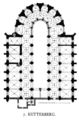 Кутна-Гора, план собора Святой Варвары