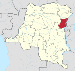 Северное Киву на карте