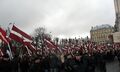 16 марта 2008 г. Шествие в День памяти латышских легионеров в центре Риги.