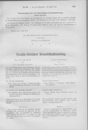 Германо-турецкий договор 1941 года