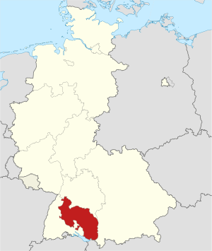 Вюртемберг-Гогенцоллерн на карте