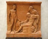 Дионис. Рельеф. 1890—1900. Терракота. Старая национальная галерея, Берлин