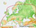 Distribution map Campanula rapunculus.png