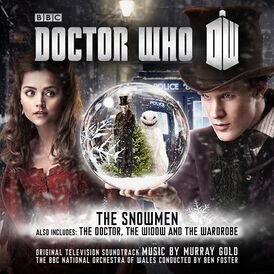 Обложка альбома авторства Мюррея Голда, в исполнении Бена Фостера[en] и BBC National Orchestra of Wales «Doctor Who: The Snowmen / The Doctor, The Widow and The Wardrobe» (2013)