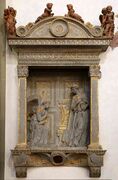 Благовещение Кавальканти. 1433. Мрамор, терракота. Церковь Санта-Кроче, Флоренция
