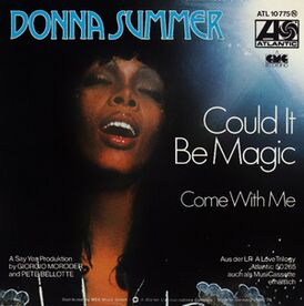 Обложка сингла Донны Саммер «Could It Be Magic» (1976)