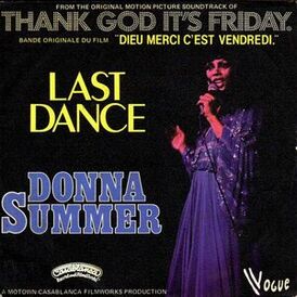 Обложка сингла Донны Саммер «Last Dance» (1978)