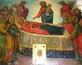 Успение, православная икона в церкви