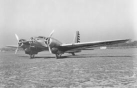 B-23 Dragon на лётном поле в 1940-х гг.