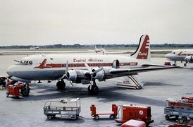 Douglas C-54-DO компании Capital Airlines (Pennsylvania-Central Airlines после переименования)
