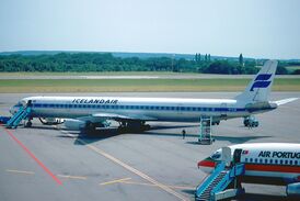 участвовавший в инциденте DC-8-63CF, 1983 год