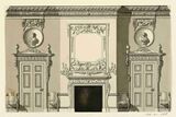 Стена павильона. 1815–1822. Перо, кисть, чёрная акварель