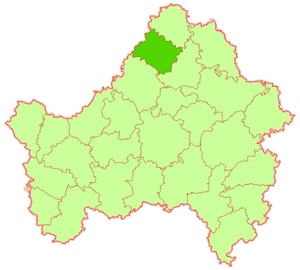 Дубровский район на карте