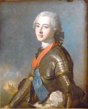 Портрет герцога де Пентьевр в битве при Фонтенуа работы Натье