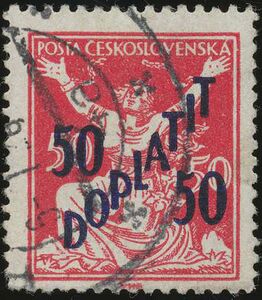 1927: надпечатка на марке из серии «Освобождённая республика» (Mi #151F)