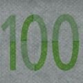 Совмещающиеся изображения банкноты 100 евро (ES1) (взгляд на просвет)