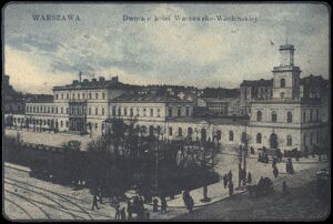 Венский вокзал (Варшава), откуда начиналась дорога
