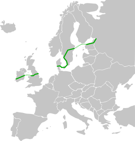 Схема маршрута E20