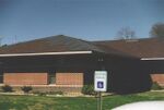 EF0 damage example--Shingles are torn from roof